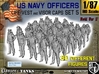 1-87 USN Officers KAPOK Set5 3d printed 