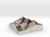 Three Fingered Jack, Oregon, USA, 1:25000 3d printed 