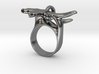 Maple Leaf Charm Ring 3d printed 