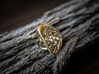 Butterfly Ring [ Size 7 ] 3d printed Material : Polished Brass