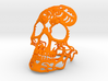 Skull sculpture Tribal Sugar 70mm 3d printed 