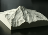 4'' Mt. Hood, Oregon, USA, Sandstone 3d printed Photo of actual model