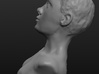 Woman with Very Short Hair 3d printed Side