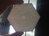Hexagon Labyrinth Coaster 3d printed 