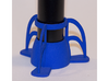 The Rocket e-cig Stand 25mm Type 2 3d printed Blue Strong & Flexible Polished (e-cigarette not included).