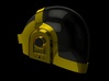 Daft Punk Guy helmet - 2mm shell 3d printed 