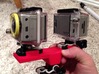 Dual GoPro Quick Release Mount 3d printed 