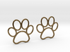 Paw Print Earrings - Large 3d printed 