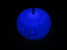 Halloweem pumpkin with flashing RGB LED and CR2032 3d printed 