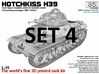 ETS35X01 Hotchkiss H39 - Set 4 - Trench Skid 3d printed 