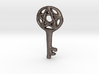 Pentacle Skeleton Key Charm 3d printed 