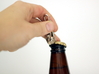 Skull Keychain Clip 3d printed Works as a bottle opener