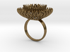 Ring Sun Flowers /size 9 1/2 US (19.4 mm) 3d printed 