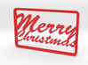 Gift Card Holder Merry Christmas 3d printed 