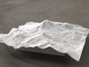 6'' Mt. Baker, Washington, USA, WSF 3d printed Radiance rendering of model data, viewed from the West