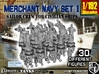 1-192 Merchant Navy Crew Set 1 3d printed 