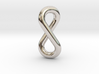 infinity pendant 3d printed 