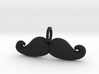 Mustache Pendant v2 3d printed 