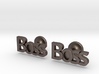 Boss Cufflinks 3d printed Boss cufflinks stainless steel