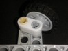 Steering part for wheels 3d printed Example 2 with LEGO