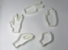 Rock-paper-scissors cookie cutters ext. version 3d printed 