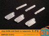 Jeep Grille and Dash for Heller/Airfix kit 1/72 sc 3d printed FUD test print