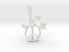 Earthly Spring Peace Sign by ~M. 3d printed 