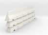 6mm Scale Concrete Road Block X 3 for War Gaming 3d printed 