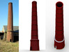 OUch01 Factory chimneys 3d printed 