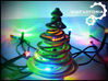 Color Swirling Christmas Tree 3d printed 