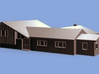Brady Bunch Home (Studio City, CA) - Smaller Model 3d printed 3D Model Rendering