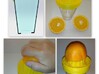 Exprimidor-Squeezer 3d printed Prototipe made of yellow ABS