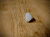 Weird D6 Rounded Dipyramid 3d printed photo of a material which is no longer available