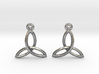 Celtic Knot Earrings 3d printed 