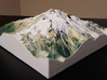 Glacier Peak, WA, USA, 1:25000 3d printed Actual photo of model, viewed from the Southeast; by D. Stockton