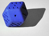 12 sided Dice 3d printed 