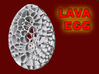 Lava Easter Egg 3d printed 