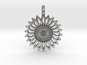 A Sunflower Earring 3d printed A Sunflower Earring in silver is extraordinary.