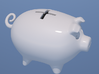 PPB[02] big positive piggy bank 3d printed 