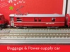 Baggage car type DS-1 w/bogie 3d printed 