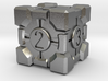 Companion Cube Dice 3d printed 