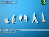 6 Minigolf players (N 1:160) 3d printed 