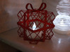 Tealight Cover - Present (2/3) 3d printed Printed in Coral Red