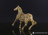2014 Year of the Horse- Polished Gold 3d printed 