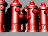 Hydrant type : A 1:35 4 Pcs 3d printed 
