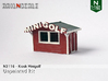 Kiosk Minigolf (N 1:160) 3d printed 