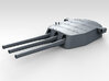 1/700 16"/45 MKI HMS Nelson Turrets 1927 3d printed 3d render showing B Turret detail