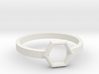 Octagonal Ring 3d printed 