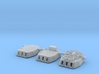 1/200 16"/45 MKI HMS Nelson Turrets Only 1945 3d printed 