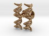 Small DNA Cufflinks 3d printed 